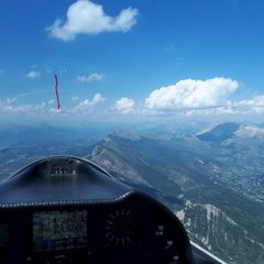 Flugwegposition um 13:17:40: Aufgenommen in der Nähe von Département Alpes-de-Haute-Provence, Frankreich in 2149 Meter
